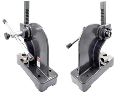 Image of HHIP 8600-0031 Heavy Duty Arbor Press, .5 Ton Capacity, 4.33 inch Max Height with Anvil Removed