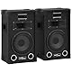 vidaXL 2X HiFi Bühnen Lautsprecher Passiv Professionell Eckenschutz Konzert Lautsprecherbox Bass Box Subwoofer Soundsystem Party Disco 800W