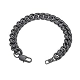 🎁 Paquete Contiene: Una Pulsera Cubana, Una Bolsa de Terciopelo Negro, Un Estuche de GoldChic.