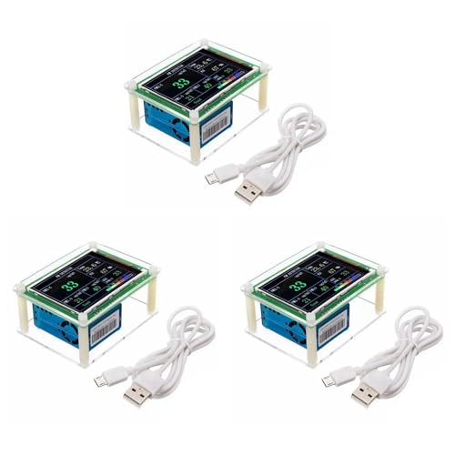 Capteur de poussière PM1.0 PM2.5 PM10 avec système de monitoring de données complet