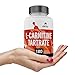 EBYSU L-Carnitine Tartrate - 180 Capsules 1000mg Max Strength Pure L Carnitine Supplement