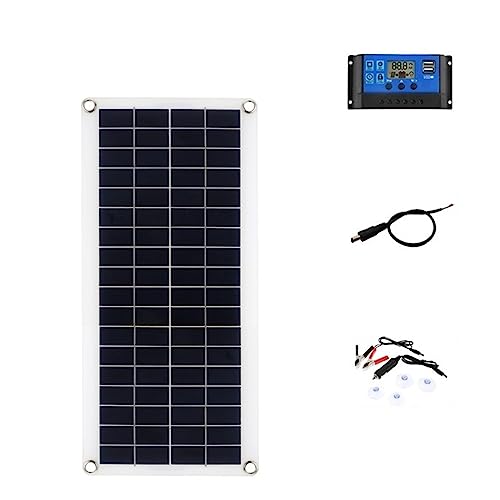 Panel solar flexible de 300W para camping y carga de baterías en coche