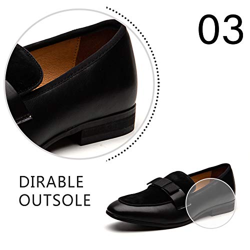 Jitai Men's Lindford Moc Toe Bit Slip-On Penny Loafer Party Shoes, Black/01, 10 Us #TOP3