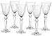 Lorren Home Trends Crystal Melodia Collection Liquor Glass Set (Pack of 6)