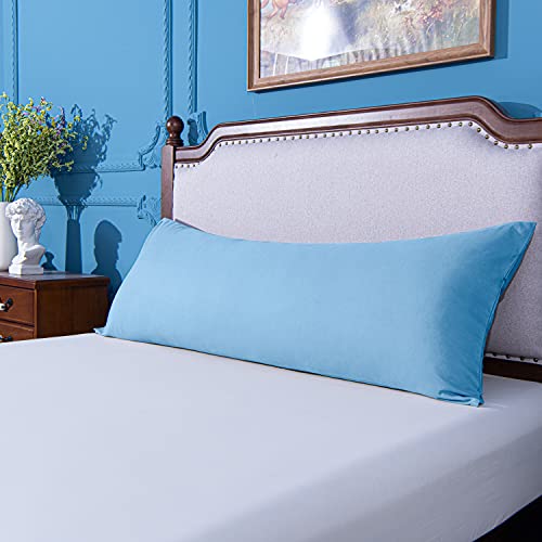 Image of NTBAY Body Microfiber Pillowcase, 1 Pack, 20 x 54, Sky Blue