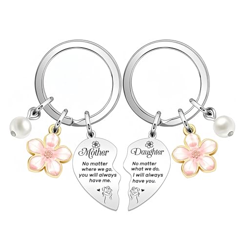 THXFUNAREA schlüsselanhänger mama muttertagsgeschenk mutter geschenk Weihnachten Muttertagsgeschenk Mutter Tochter Geschenk Mama Geschenk Für Mama Gastgeschenke Geburtstag Geschenke Zum Muttertag