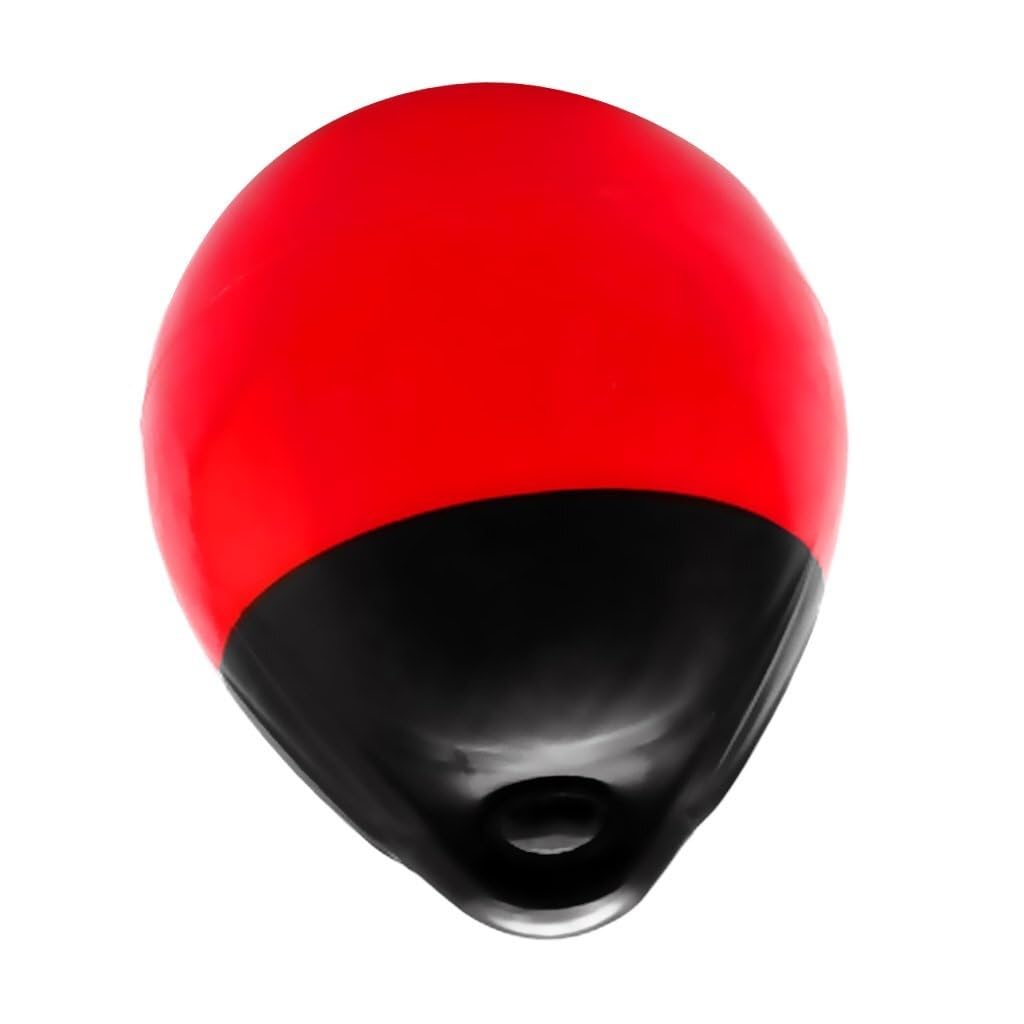 Boa di Segnalazione Boa di Ormeggio Boa di Sollevamento 15x20 Pollici Rosso | Dimensioni gonfiate 15 x 20 pollici. Colori rosso e nero per alta visibilità. Per segnalazione, ormeggio e