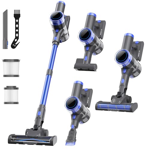 Nioga Cordless Vacuum Cleaner, 10 in 1 Powerful Suction Lightweight