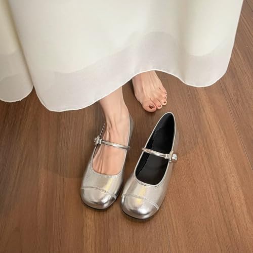Hee grand Womens Ballet Mary Jane Flats Comfortable Business Office Dress Shoes for Women Dressy3