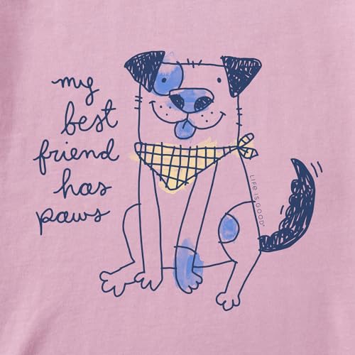 Life is Good - Kids My Best Friend Has Paws Crusher T-Shirt2