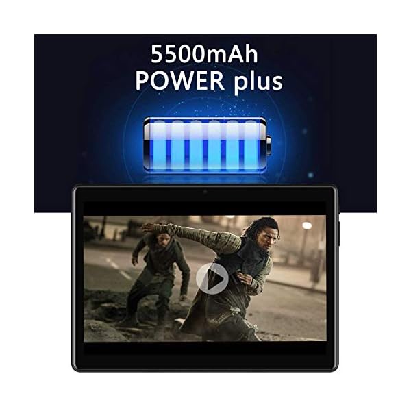 ZONKO Tablet 10 Inch Android 3G Phone Tablets with 32GB Storage Dual Sim Card 5MP Camera, WiFi, Bluetooth, GPS, Quad Core, HD Touchscreen, Support 3G Phone Call (Black)