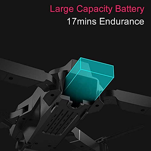 RC Drohne mit Kamera 4K Drohne Dual Kamera RC Quadcopter WiFi FPV Drohne Headless Modus Höhe Halten Geste Foto Track… – Bild 5