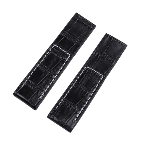 Bracelet montre 22mm 24mm cuir nylon boucle pliante compatible universel