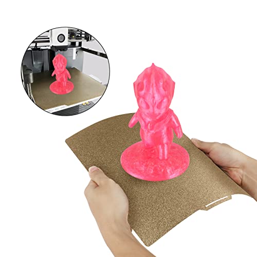 Image of IdeaFormer-3D Double Sided Textured PEI Spring Steel Build Plate 257x257mm, Flexible PEI Print Bed PEI Sheet for Bambu Lab X1 /X1C /P1P /P1S /P2S /A1 3D Printer