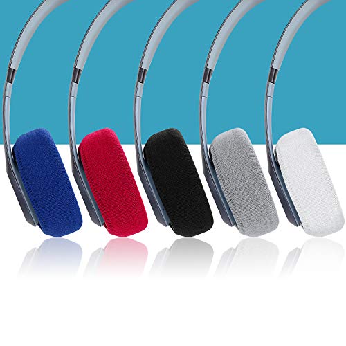 Jarmor Earpads Sweater Cover Protectors With Stretchable Knit Fabric For Beats Studio 3 / 2 Wireless/Wired Bose Qc35 25 15 Headphones And Other Headsets With 3-4 Inch Ear Cushions [ 2 Pairs ] (Black) #TOP5
