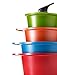 Happycall Hard Anodized Ceramic Nonstick Pot 10-piece Set, Oven Safe, Dishwasher Safe, Silicone Pot Holders, Cookware Set, Assorted Colors
