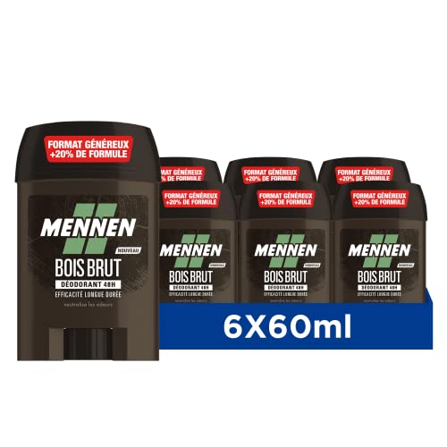 Deodorant homme naturel Mennen Natural Force stick large anti traces 48H