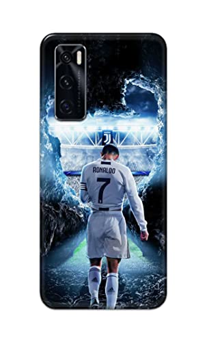 Image of Printed Hard Back Cover Case for Vivo V20 SE Back Cover (Footbal Legend) -1302