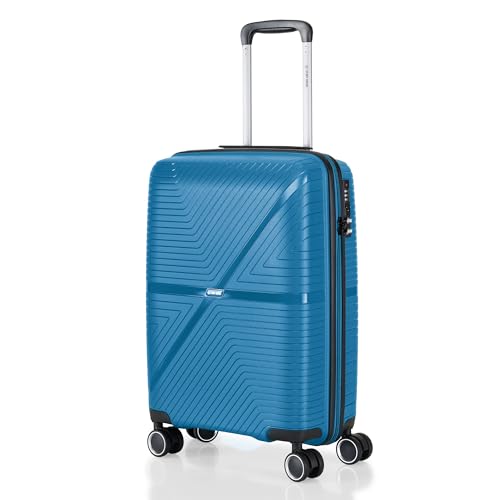 Image of Stony Brook by Nasher Miles Axis Hard-Sided Polypropylene Cabin Luggage Teal 20 inch |55cm Trolley Bag