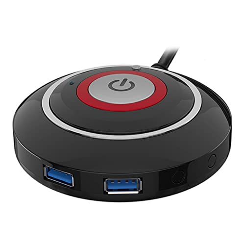 Veemoon Reset Push Button Cable USB para Gabinete de PC, Botón de Encendido y Reset para Computadora de Escritorio miniatura 1