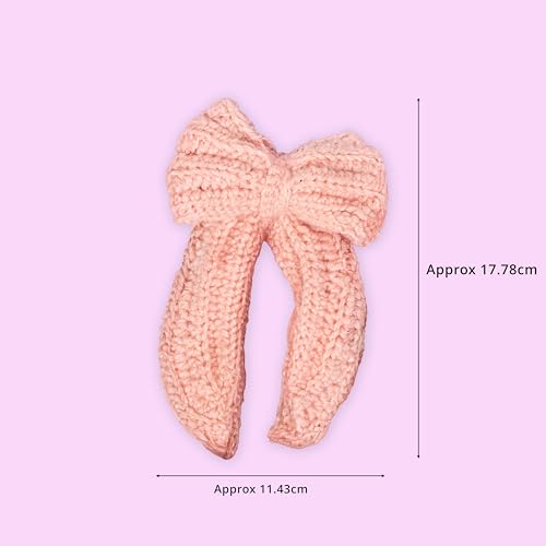Image of Itsy Bitsy DIY Make Your Own Crochet Bow Hair Clips Kit | Beginner Friendly Crochet Craft Set | Create Handmade Hair Bow Accessories | Complete DIY Hobby Gift Box