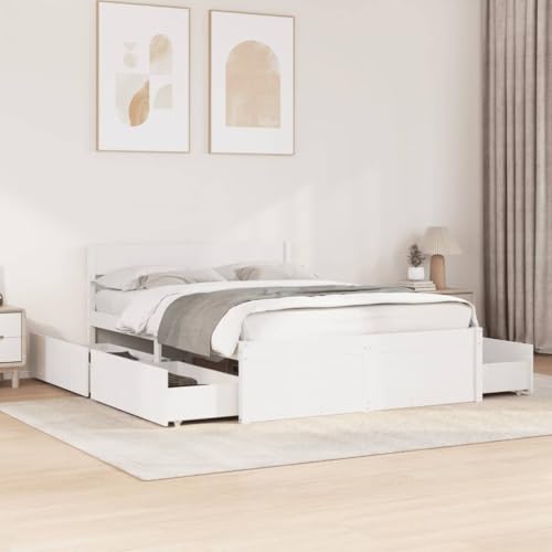 Colchon 135x190 Con Somier Con Cajones Marca vidaXL