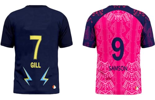 Image of Sports India IPL Cricket Team T Shirt Jersey Combo for (Kid's, Boy's & Mens) L744