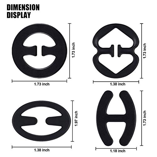 Bra Strap Clips, 12Pcs Bra Clips for Back, Anti-Slip Bra Straps Holder, Buckles Cleavage Control Clips for Bra4