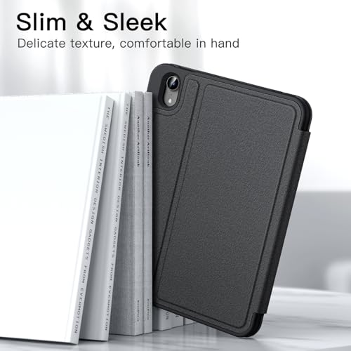 Image of JETech Folio Case for iPad mini A17 Pro /6th Gen (2024 /2021), Black