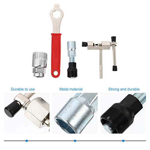 BESPORTBLE 4Pcs Mountain Bike Repair Tool Kit de Bicicleta Crank Extrator Removedor de Suporte Infer
