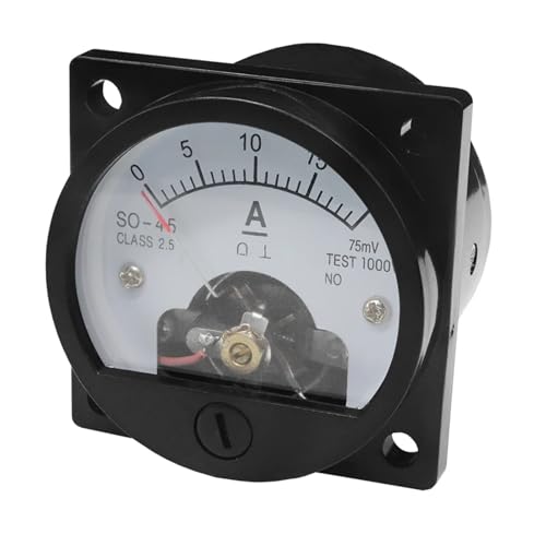 Amperímetro analógico DC SO45-A de panel cuadrado indicador de corriente 45x45 2
