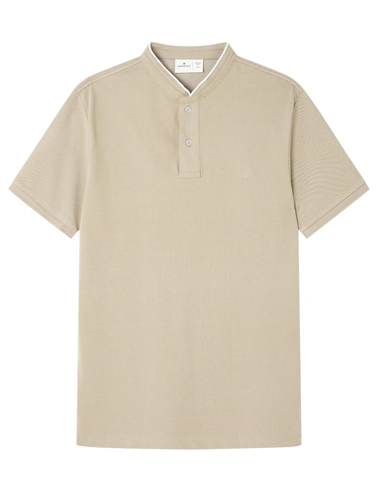 SPRINGFIELD Men's 7ic-Polo Mao LISO OXF, Standard Beige, XL