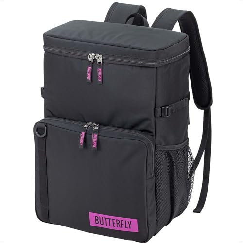 Butterfly Table Tennis Mobilitas Ruck Bag – Large-Capacity Type Bag with Two Zipper Pockets and Two Pouches for Efficient Storage Space – Versatile & Stylish Backpack