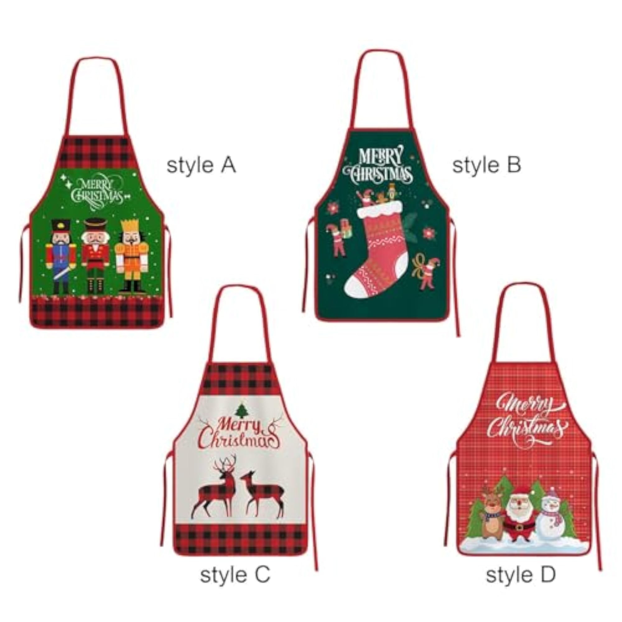 Christmas Apron for Women & Men, Holiday Crafting