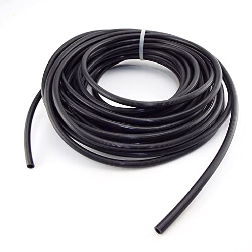 Tuyau d'irrigation goutte-à-goutte en PVC noir 4/7mm de 10m pour l'arrosage de jardin