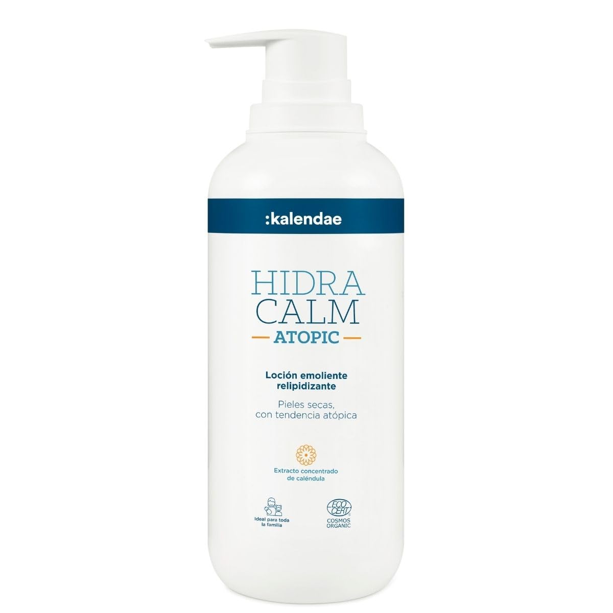 kalendae HidraCalm Atopic 400 ml BIO - Crema piel Atopica Niños. Crema Hidratante Corporal para Piel Sensible y Atopica. COSMOS - Organic