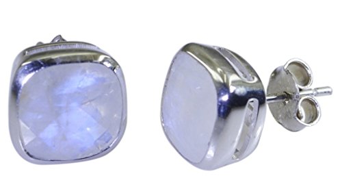 Boucle d'oreille 925 solide bijoux en argent RIYO lune