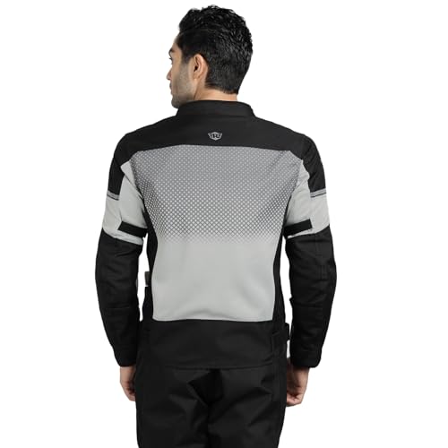 Image of Royal Enfield HIGH STREET ECO RIDING JACKET (Size: 2XL) - JRS250002-LIGHT GREY
