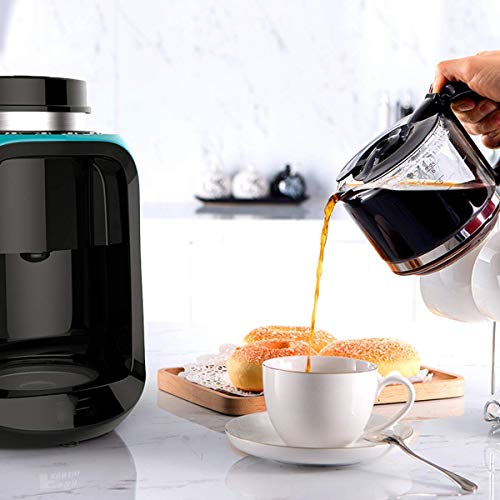 BXU-BG Grano a la Taza de café de la máquina, Filtro Cafetera 6 Copa de Viaje Mini Cafetera con Molinillo de café y la… - Imagen 6