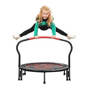 Pelpo Trampoline for Kids, Toddler Trampoline with Handle, Mini Trampoline for Children , Small Trampoline Toy Burn…
