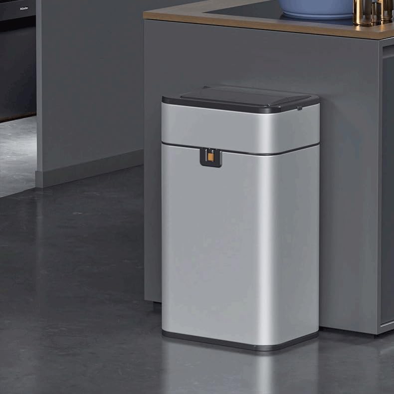 Smart Trash Can Automatic Sensor Garbage for Bathroom Kitchen Cube Living Room Home(54cm) image 5