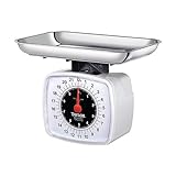 Taylor Analog Kitchen Scale Mechanical Food Scale, 22 lb Capacity, Multicolor