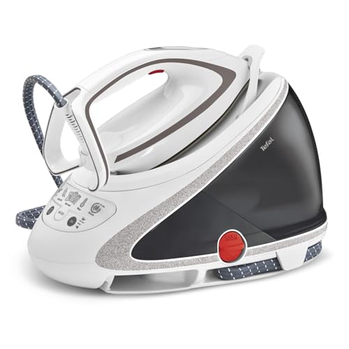 Tefal Dampfbügelstation Pro Express Ultimate GV9567 | 7,7 Bar | 155 g/Min. Kontinuierlicher Dampf | 500 g/Min. Extra-Dampfstoß | 2600 Watt | 42.3 x 25 x 28.9 cm | Farbe Weiß