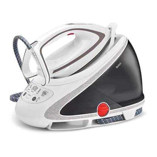 Tefal Dampfbügelstation Pro Express Ultimate GV9567 | 7,7 Bar | 155 g/Min. Kontinuierlicher Dampf | 500 g/Min. Extra-Dampfstoß | 2600 Watt | 42.3 x 25 x 28.9 cm | Farbe Weiß