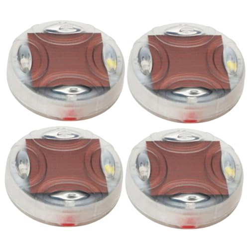 BESPORTBLE 3 Juegos Luz Solar Para Neumáticos Luz De La Tapa De La Lámpara Del Cubo Del Coche Luces De Rueda Led Embellecedor Auto Luz Decorativa Rueda Lampara Decorativa 4 Uds * 3