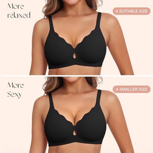 Image of Womens Wireless Jelly Bras No Underwire Support Push Up Removable Straps (U /Cross /Halter) Everyday Sports Bra