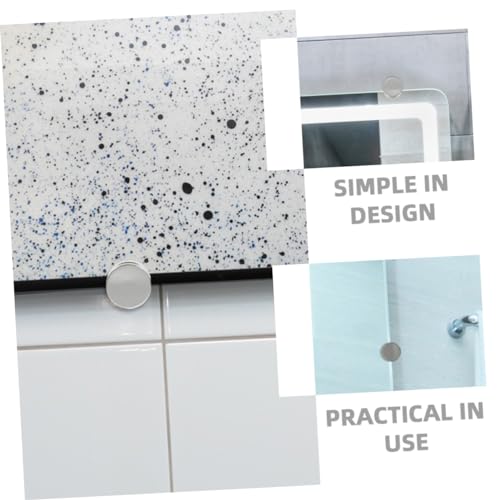 BESTOYARD 8 Unidades Clipe De Espelho Suportes De Espelho Clipes De Espelho Para Montagem Na Parede