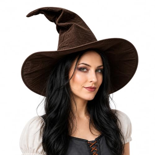 MCJC Adult Witch Hat Wizard Hat for Halloween Costume