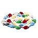 CHIWAVA 60PCS 4.1'' Furry Cat Toy Mice Rattle Small Mouse Kitten Interactive Play Assorted Color