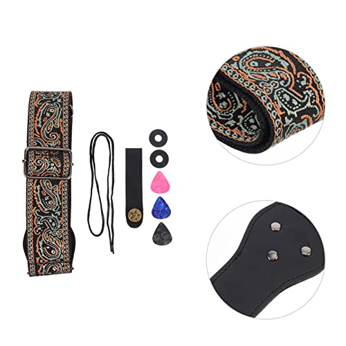 Milisten 1 ensemble de sangle exquise accessoires Braveur de guitare de guitare pratique - Les Beatles, Paul McCartney, John Lennon, RIngo Starr, George Harrison Milisten 1 ensemble de sangle exquise accessoires Braveur de guitare de guitare pratique – Image 5